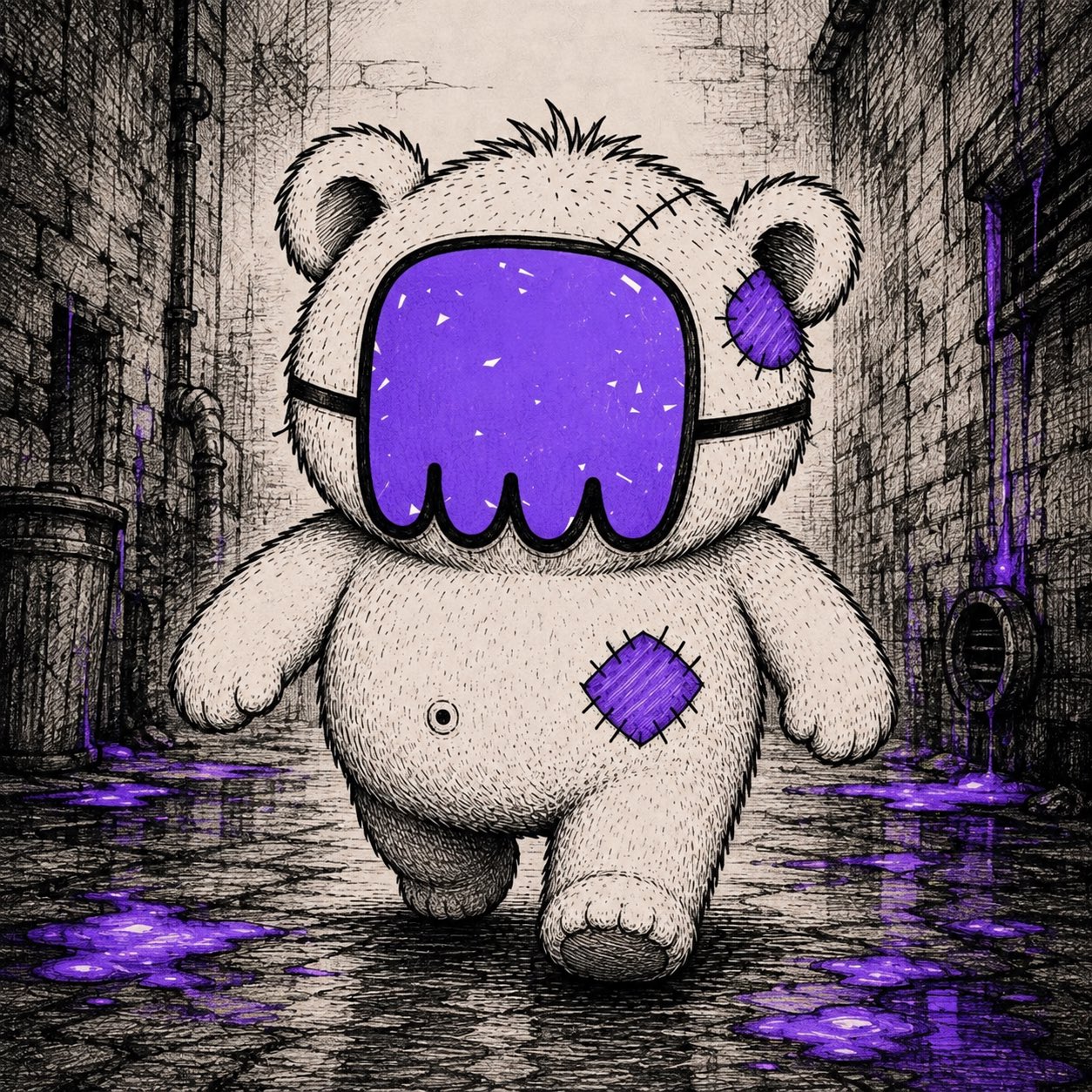 GLUMBO in a mask
