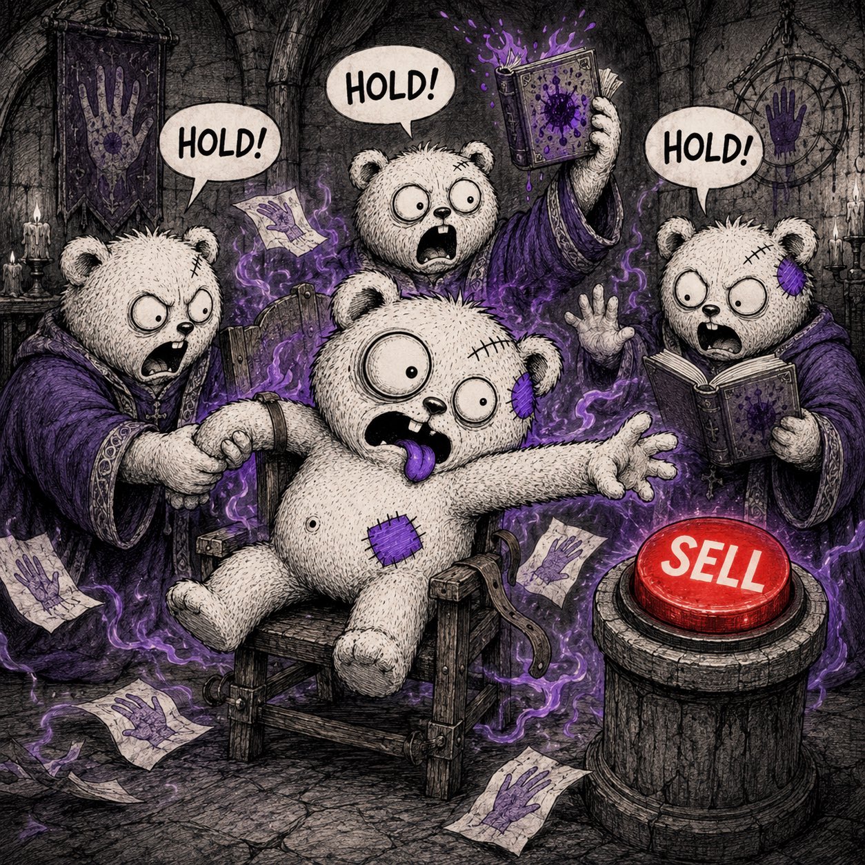 GLUMBO exorcising paper hands